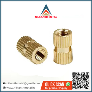 Insert d'expansion moletée en laiton poli Offre Spéciale pour pièces de quincaillerie électrique d'Inde - Product Image 2