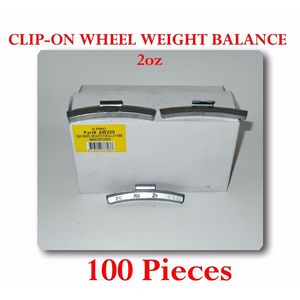 100 Piezas de Contrapesos de Rueda ZN CLIP-ON de 2.0oz 2oz 56g AWZ200 Sin Plomo - Product Image 2