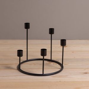 Soporte de vela de metal de aspecto Premium de tendencia caliente con estructura duradera y Estilo Vintage artístico - Product Image 4