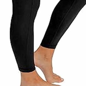 Leggings 100% coton pour femmes, vêtements actifs, pantalons de yoga en coton biologique, leggings de yoga durables pour femmes téléchargés par Dress Sports - Product Image 3