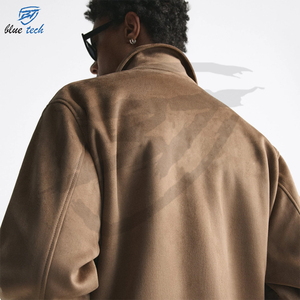 Veste universitaire en toile de qualité supérieure, streetwear, manches longues, col montant, vêtements de mode, prix bas, unisexe - Product Image 4
