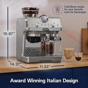 Nueva Cafetera Compacta para Café Frío con Molinillo, Cafetera Automática con Vaporizador de Leche - Product Image 2