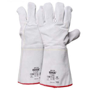 Gants de soudage courts en cuir de vache Gants de soudage Tig en cuir de vache Gants de sécurité - Product Image 1