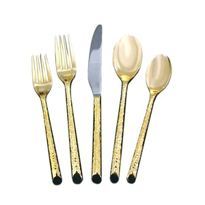 Cubiertos reales de boda de metal de venta directa del fabricante de acero inoxidable juego de cubiertos tenedor cuchillo cuchara PARA CENA DE restaurante de hotel - Product Image 5
