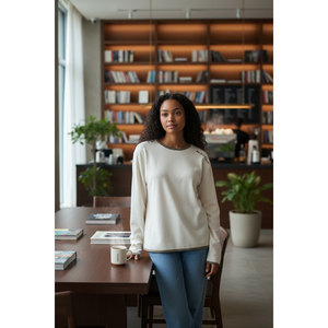 Cárdigan de Punto para Mujer Be Ike-Conic, Estilo Casual Premium con Estampado Moderno, Decoración de Botones y Logotipo Frontal - Product Image 2