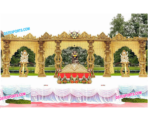 Mandapam de Fibra para Bodas Gujarati, el Mejor Mandap para Decorar Bodas Indias, Mandap para Bodas al Aire Libre, Conjunto de Decoración para Mandap, Oferta 2026, Venta en EE. UU. - Product Image 1