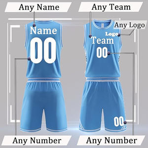 Uniformes de Baloncesto de Poliéster de Secado Rápido al por Mayor, Tallas Grandes, Impresión de Logotipo Personalizado, Se Aceptan Diseños Personalizados - Product Image 2