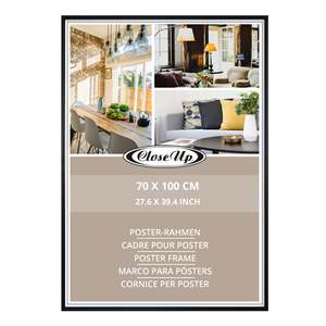 Black Plastic <b>Poster</b> Frame 70 X 100 cm Size - Product Image 2