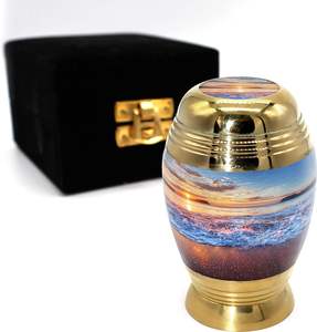 Proveedor Mayorista de Material de Latón Urnas Clásicas Joyería Cremación Mascota Funeral Urnas de Cenizas Humanas Urnas de Recuerdo Elegantes - Product Image 5