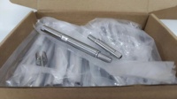 Kit de quincaillerie pour garde-corps de câble en acier inoxydable en gros Raccord de câble à boulon fileté horizontal noir