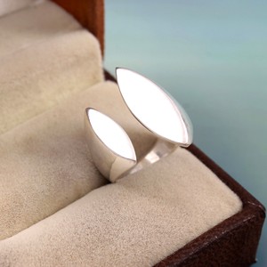 Bague d'éternité en argent sterling 925 réglable Marquise Top Style Boho Bijoux fins classiques pour les occasions spéciales-Anniversaires - Product Image 5