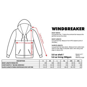 Veste coupe-vent zippée à impression numérique pour hommes de qualité supérieure à vendre avec capuche vestes d'extérieur personnalisées pour hommes - Product Image 6