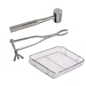 Ensemble de 4 instruments orthopédiques et plateau de masher Hay Grove, pinces à maintien osseux, certifiées CE ISO par Surgiright - Product Image 4