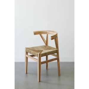 Silla de café de madera de teca con cuerda hecha en Indonesia - Product Image 4