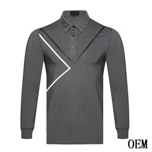 เสื้อยืดผ้าฝ้ายโพลีเอสเตอร์แขนสั้นสำหรับผู้ชายเสื้อโปโลลำลอง - Product Image 5