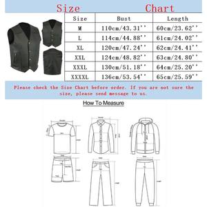 Chaleco de cuero para ciclismo de estilo Punk para hombre, chaqueta sólida de un solo pecho, abrigo de invierno con bolsillos y cremallera, chalecos acogedores de moda de invierno - Product Image 4