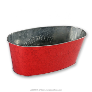 JK Promotion : Pot à fleurs rétro japonais en étain, étanche, pour plantes succulentes, boîte décorative de table, impression offset - Product Image 2