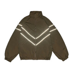 Chaqueta Cortavientos Impermeable con Capucha de Lona de Alta Calidad, Tendencia Superior, Logotipo Personalizado, Colores Contrastantes, Estilo Perfecto, Transpirable para Hombre - Product Image 5