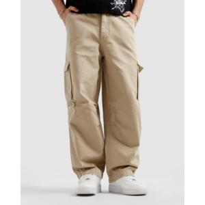 Pantalon cargo ample en coton 100% avec logo personnalisable, motif droit, décorations latérales à rayures colorées - Taille XL - Product Image 5
