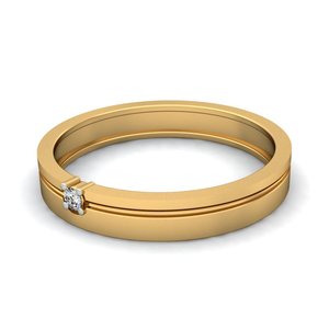 Ishi Diamonds Men’s 18k Gold Lab Grown Diamond Ring - Product Image 4