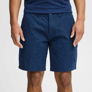 Pantalones Cortos Cargo de Algodón Sólido Personalizados para Hombre, Cintura Elástica, Tejido Transpirable de Secado Rápido, Alta Calidad, Estilo Urbano Informal - Product Image 1