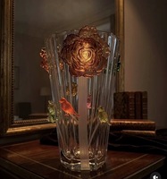 DAFNI BIG PAZAR Vase en verre artisanal fait main Décoration d'intérieur