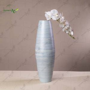 Jarrón de Mesa Art Deco Enrollado de Bambú Hecho a Mano y Personalizable, Ecológico, Duradero y Decorativo, Thanh Nam Arts JSC - Product Image 4