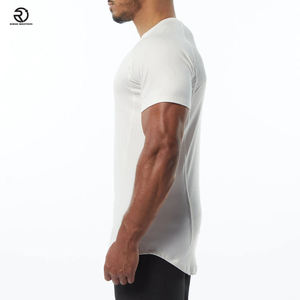 Nueva llegada Jogging Gym Fitted Quick Dry Soft Gym Athletic Sport Camiseta Manga corta Hombres Camisetas - Product Image 2