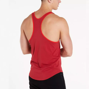 Débardeurs pour hommes en fibre de bambou tricotés avec boutons anti-UV respirants pour la salle de sport, l'entraînement physique, le sport décontracté d'été, vêtements de sport à prix avantageux - Product Image 2