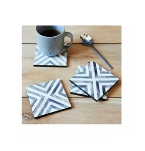 Posavasos de Lujo Premium Hechos a Mano con Incrustaciones de Hueso, Estilo Animal, Forma Personalizada, Duraderos, Color Natural, Calidad Extra, Última Tendencia - Product Image 2