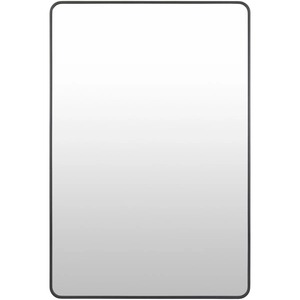 Espejo de Pared Moderno con Marco Metálico Cuadrado Estilo Art Deco Dorado con Esquinas Redondeadas para Baño, Vestíbulo, Decoración de Bodas - Product Image 3