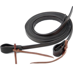 Rênes fendues en cuir lourd Ranch 5/8 "x 8 'Rênes de cheval occidental lourdes de qualité supérieure cassées en cuir souple Rênes Grip - Product Image 1