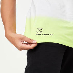 Camiseta en blanco de algodón 100% personalizada de alta calidad OEM/ODM, camiseta pesada de hombre de tendencia de cuello redondo de gran tamaño - Product Image 6