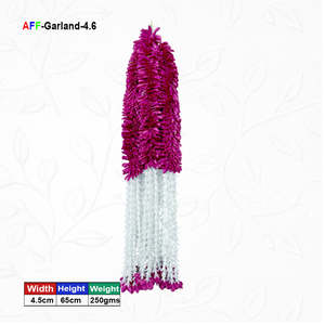 <b>Artificial</b> <b>Flower</b> Garland with plastic edges AFF-Garland-4.6 Price Rs. 1600/10pcs - Product Image 1