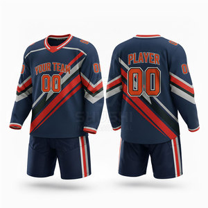 Servicio OEM al por Mayor en Pakistán, Uniforme de Hockey sobre Hielo Personalizado para Adultos, Impermeable, Impreso por Transferencia de Calor, de Alta Calidad, para Entrenamiento - Product Image 2