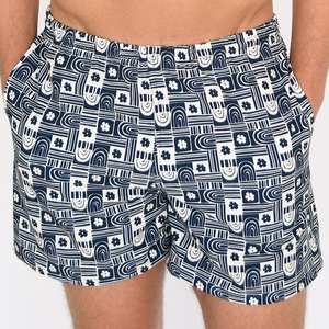 Nouveau design BAS quantité minimale de commande Short de bain d'été personnalisé en polyester spandex Style Hawaii Maillot de bain homme - Product Image 1