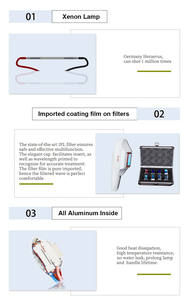 Vente en gros 3 en 1 IPL machine d'épilation des veines de la peau beauté épilation au laser machine d'épilation professionnelle - Product Image 3