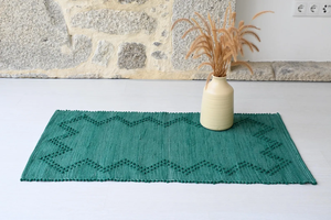<b>Small</b> Area Green High Quality Cotton Rug <b>Small</b> Rugs for Bedroom Washable Rug Bathroom Rug Carpet Wholesaler Price - Product Image 4
