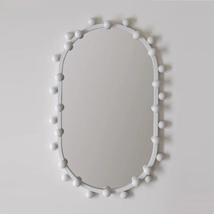 Espejo de Pared Grande Irregular Vintage, Marco de Hierro Dorado de Lujo, Decoración Ecológica y Portátil para Hoteles y Edificios - Product Image 5