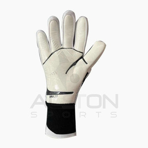 Gants de gardien de but de football en nylon professionnel Gants de football personnalisés avec logo et conception avec protection Tricot en latex - Product Image 2