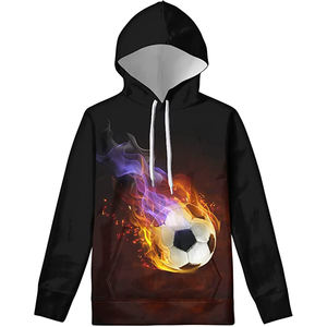 S22 sweat à capuche pour hommes de haute qualité Custom Essentials 100% coton lâche tissu épais sweat à capuche porter avec lettre imprimée - Product Image 3