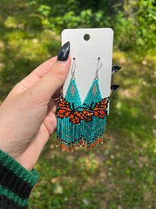Pendientes con cuentas de mariposa - Product Image 3