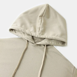 Venta al por mayor Bulk Men's 100% Cotton Pullover Hoodies Precio bajo Thermal Fleece Pocket Design Impresión digital Colección de invierno - Product Image 3