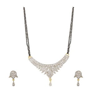 Mangalsutra Chaku orné de zircons pour les occasions de mariage - Product Image 2