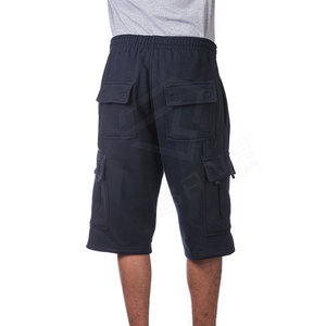 Nueva Llegada, Pantalones Cortos Cargo de Verano para Hombre, 100% Algodón, Sólidos, Holgados, Casuales, con Múltiples Bolsillos, Transpirables - Product Image 2