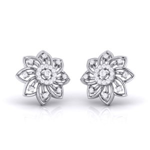 Boucles d'oreilles en diamant en or 14 carats faites à la main pour femmes bijoux de mariage en or jaune massif pour les fêtes anniversaires cadeaux naturels - Product Image 5