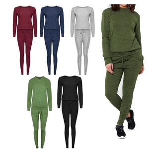 Conjunto de chándales para mujer Sudaderas con capucha para mujer Casual Invierno Sólido Transpirable - Product Image 1