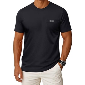 Camiseta de algodón 100% para hombre, Camiseta lisa con logotipo personalizado, camisetas de talla grande para hombre, camiseta de diseñador de algodón, Camiseta holgada personalizada para hombre - Product Image 3