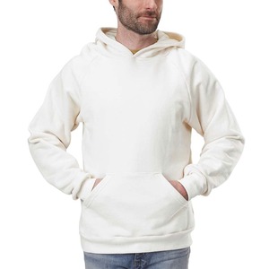 Hip Hop Oversized 100% Cotton Hoodies Hombres Grueso Heavy Street Wear Hoodie Oem logo Bordado Hoddie - Product Image 2