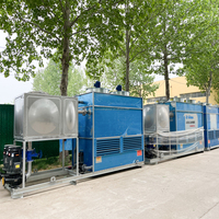 Tour de refroidissement modulaire à contre-courant fermée pour centrale électrique, équipement auxiliaire de refroidissement de l'eau de circulation